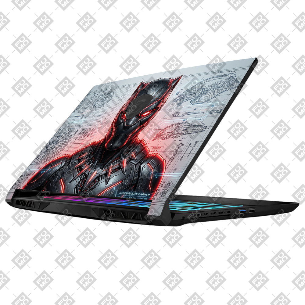 Black Panther Vibranium Tech MSI Katana 15 B13V Laptop Skin