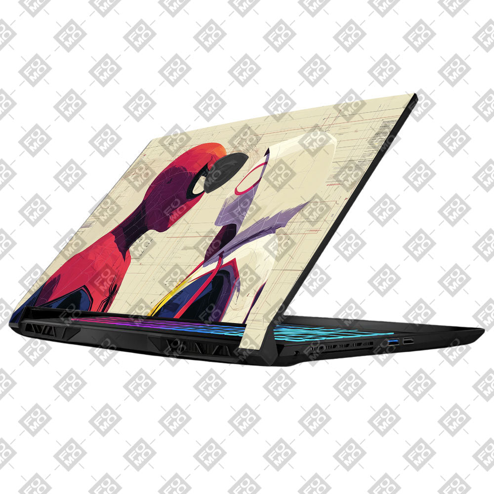 Spider Man X Spider Gwen MSI Katana 15 B13V Laptop Skin