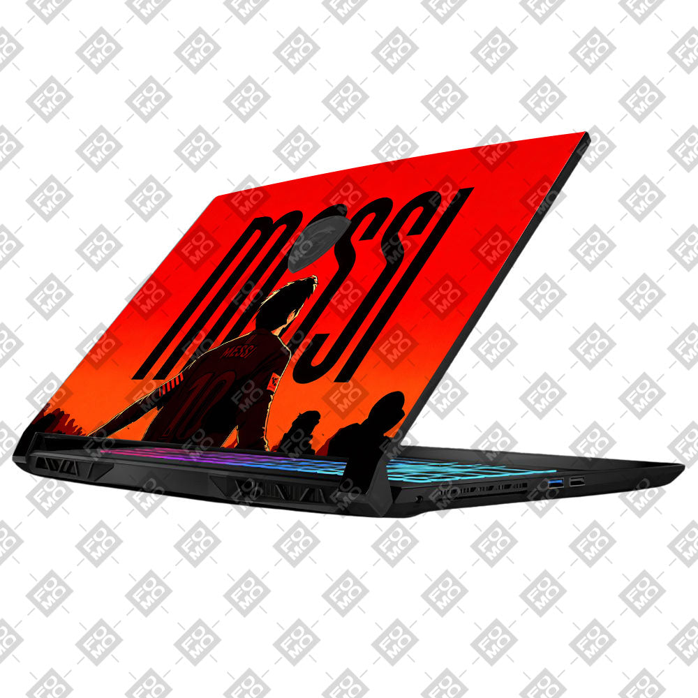 Messi Red Aura MSI Katana 15 B13V Laptop Skin