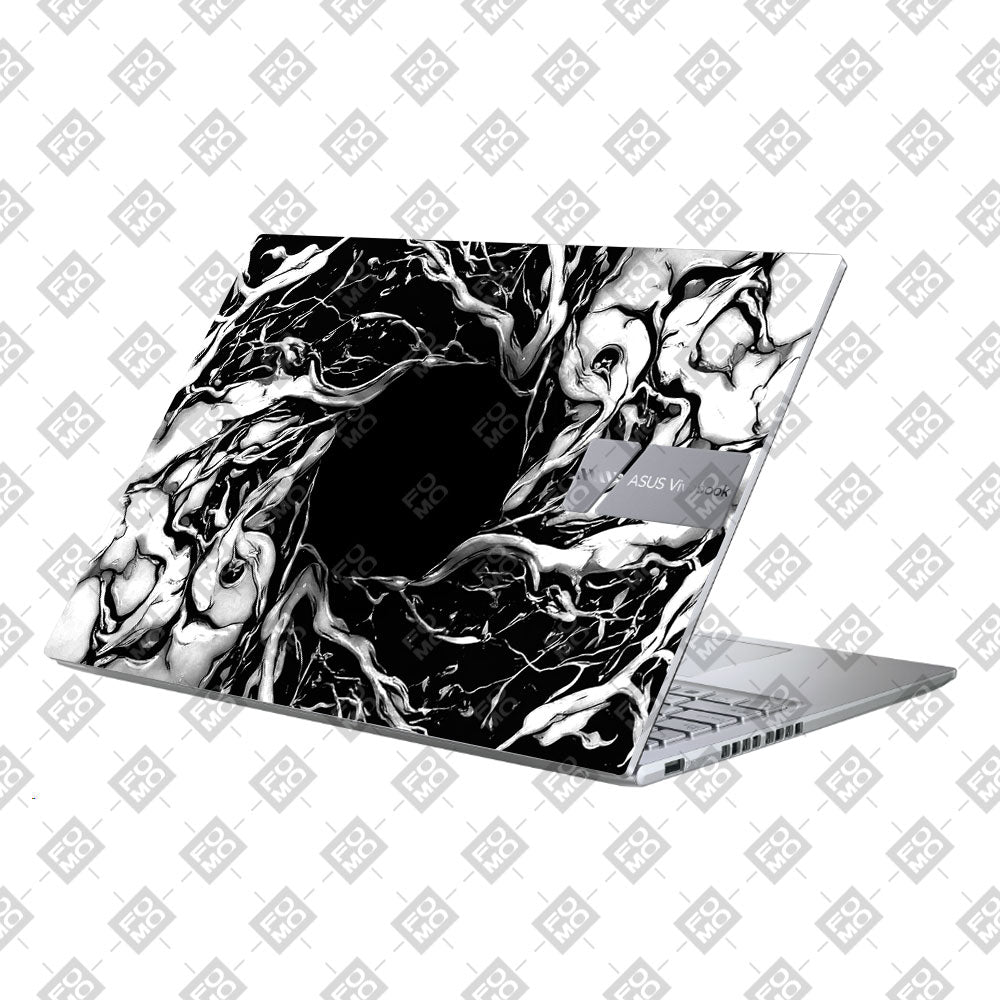 Spiderman Web Black Asus Vivobook X1605ZA Laptop Skin