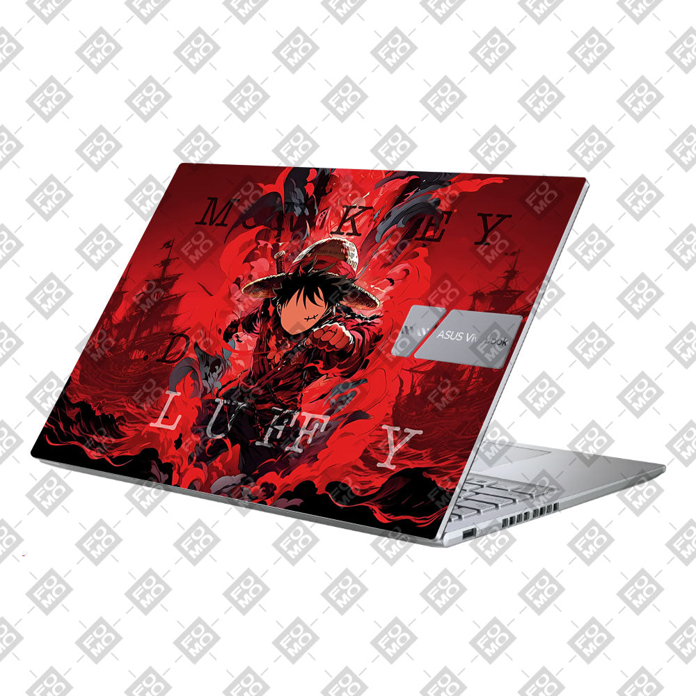 Red King Luffy Asus Vivobook X1605ZA Laptop Skin