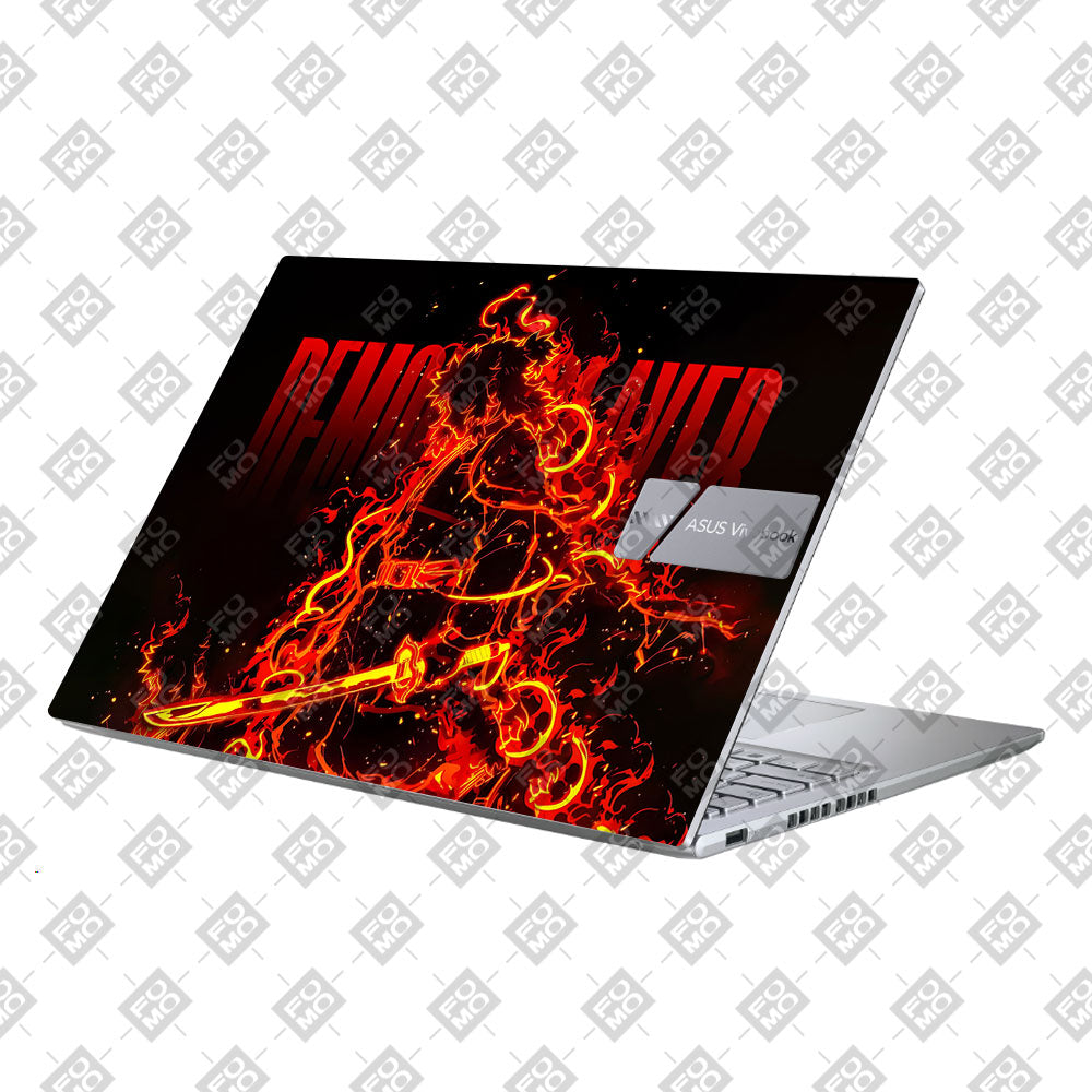 Rengoku Blazing Inferno Asus Vivobook X1605ZA Laptop Skin