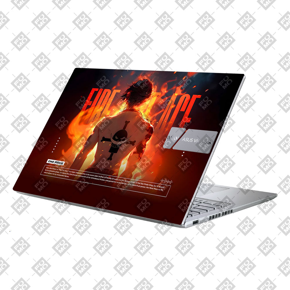 Anime Fire Pirate Asus Vivobook X1605ZA Laptop Skin