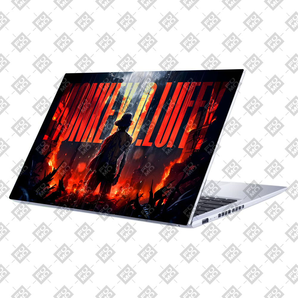 Monkey D. Luffy Blazing Red Asus Vivobook 15 X1502ZA Laptop Skin