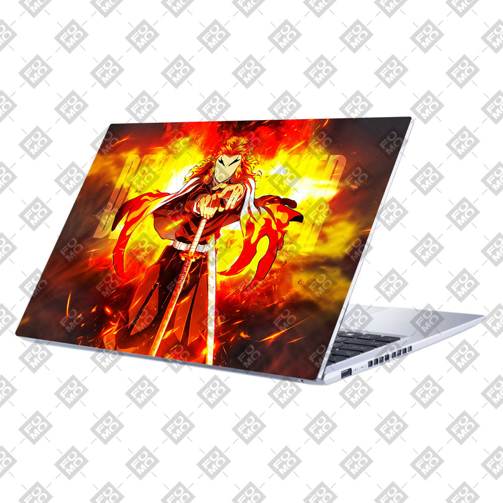 Anime Flame Swordsman Asus Vivobook 15 X1502ZA Laptop Skin