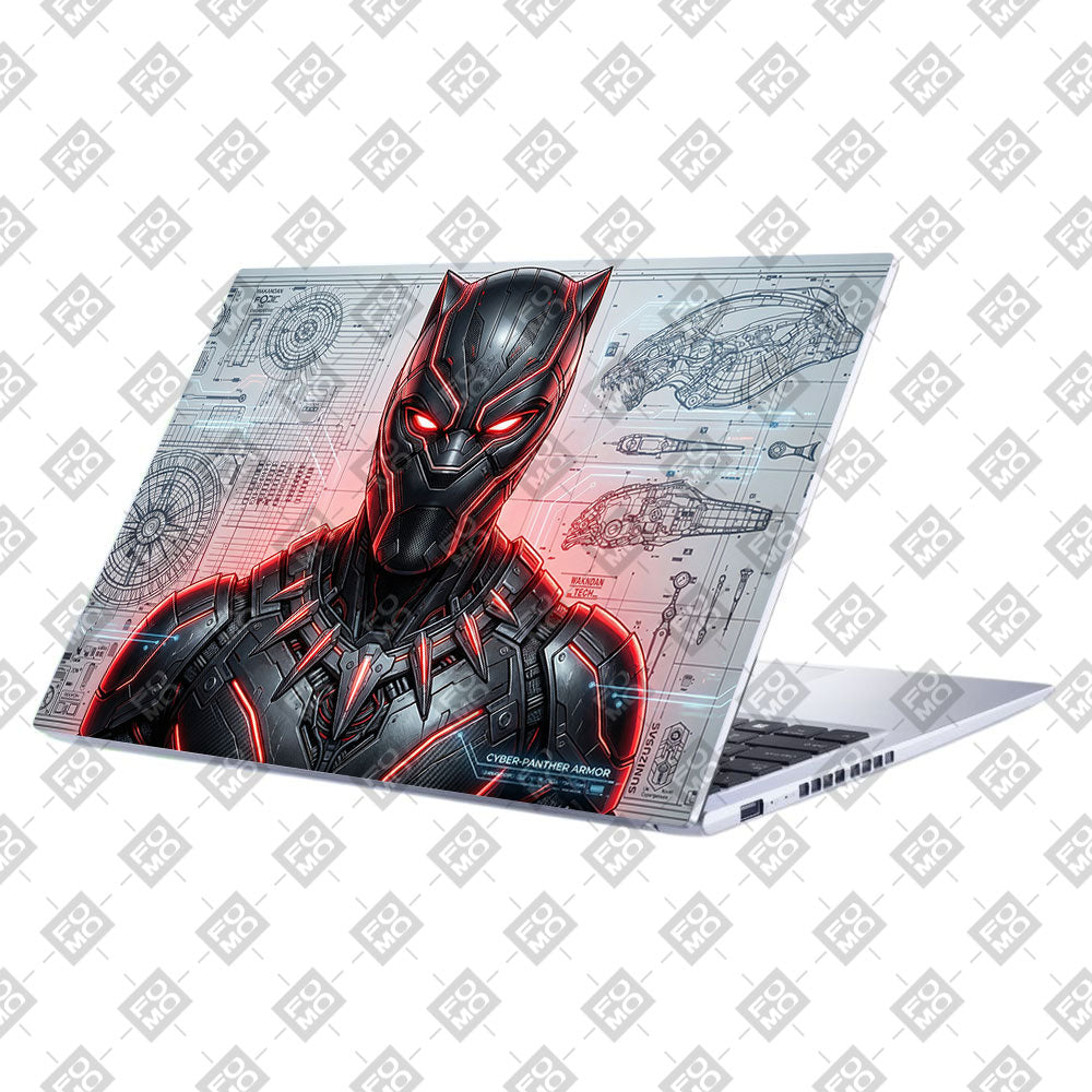 Black Panther Vibranium Tech Asus Vivobook 15 X1502ZA Laptop Skin