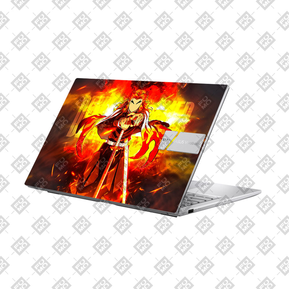 Anime Flame Swordsman Asus Vivobook 15 X1504ZA Laptop Skin