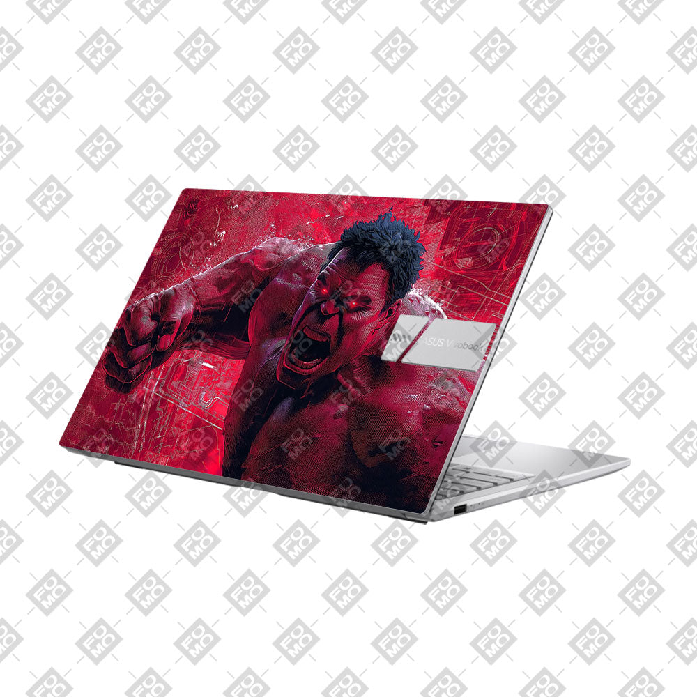 Gamma Rage Red Hulk Asus Vivobook 15 X1504ZA Laptop Skin