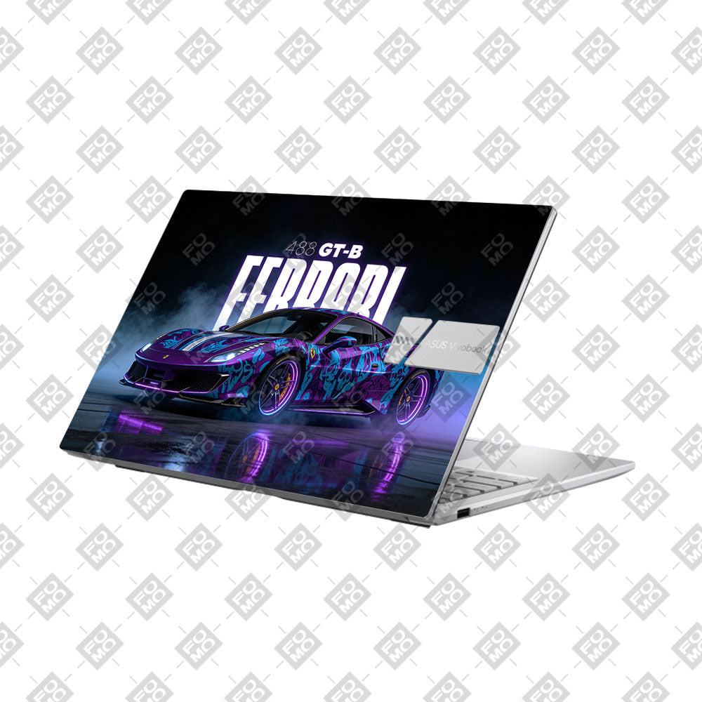 Psycho Drive Ferrari 488 Asus Vivobook 15 X1504ZA Laptop Skin