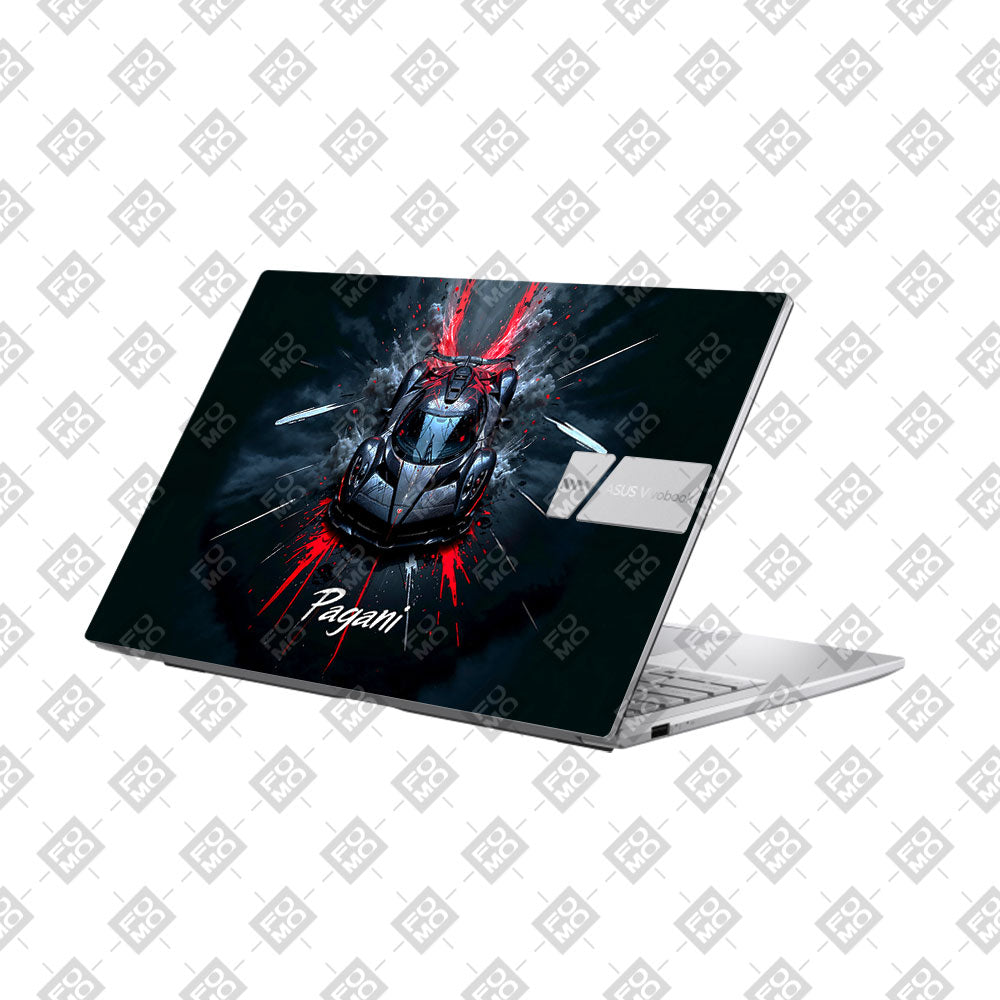 Pagani Midnight Impact Asus Vivobook 15 X1504ZA Laptop Skin