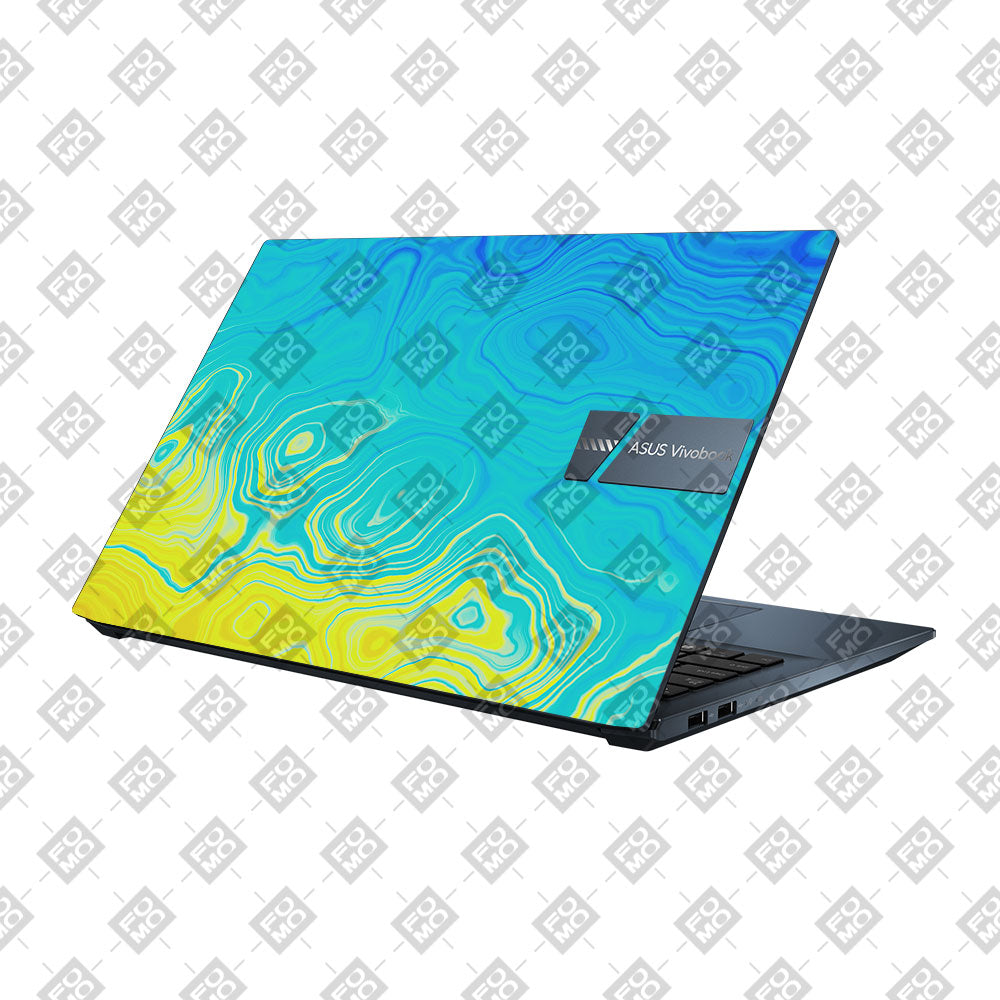 Ocean Gradient Waves Asus Vivobook Pro 15 M6500QC & M6500QH Laptop Skin