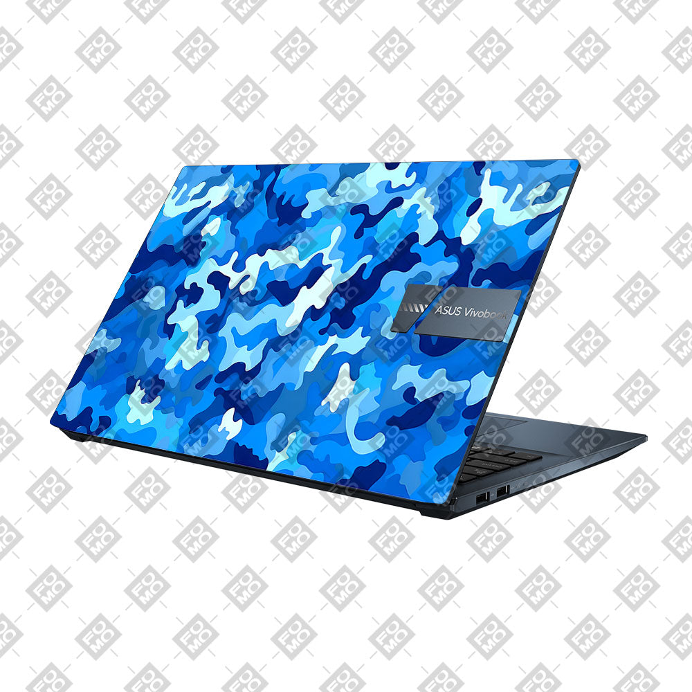 Arctic Blue Camo Pattern Asus Vivobook Pro 15 M6500QC & M6500QH Laptop Skin