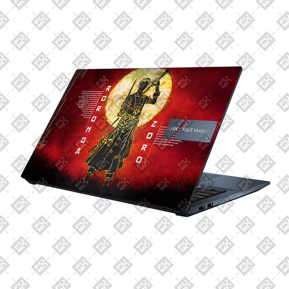 Zoro Under Golden Moon Asus Vivobook Pro 15 M6500QC & M6500QH Laptop Skin