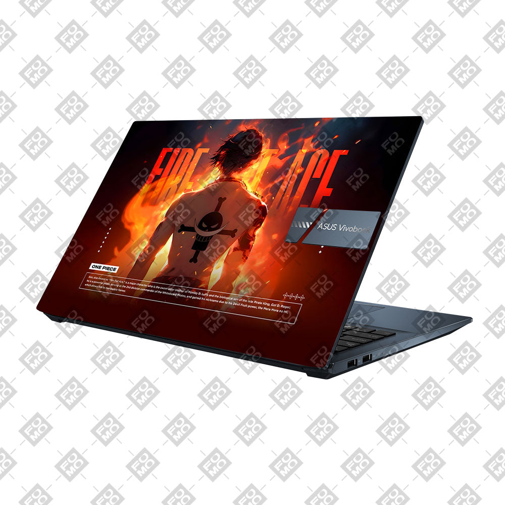 Anime Fire Pirate Asus Vivobook Pro 15 M6500QC & M6500QH Laptop Skin