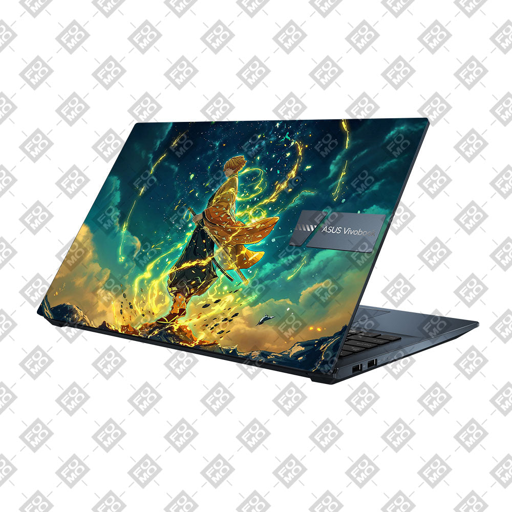 Zenitsu Thunder God Asus Vivobook Pro 15 M6500QC & M6500QH Laptop Skin