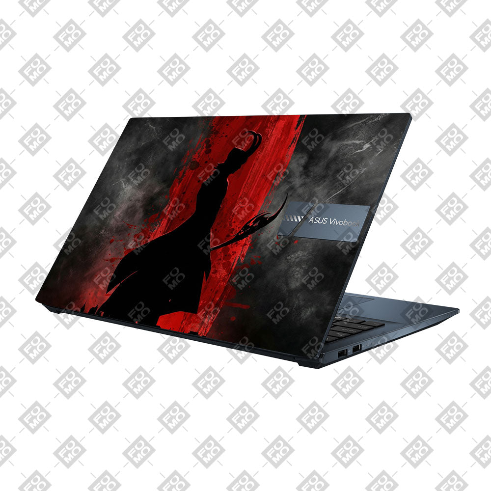 Loki Silhouette Red Strike Asus Vivobook Pro 15 M6500QC & M6500QH Laptop Skin