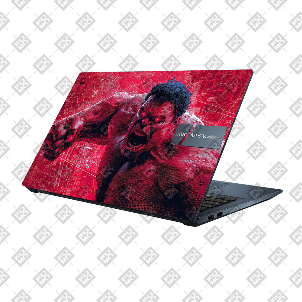 Gamma Rage Red Hulk Asus Vivobook Pro 15 M6500QC & M6500QH Laptop Skin