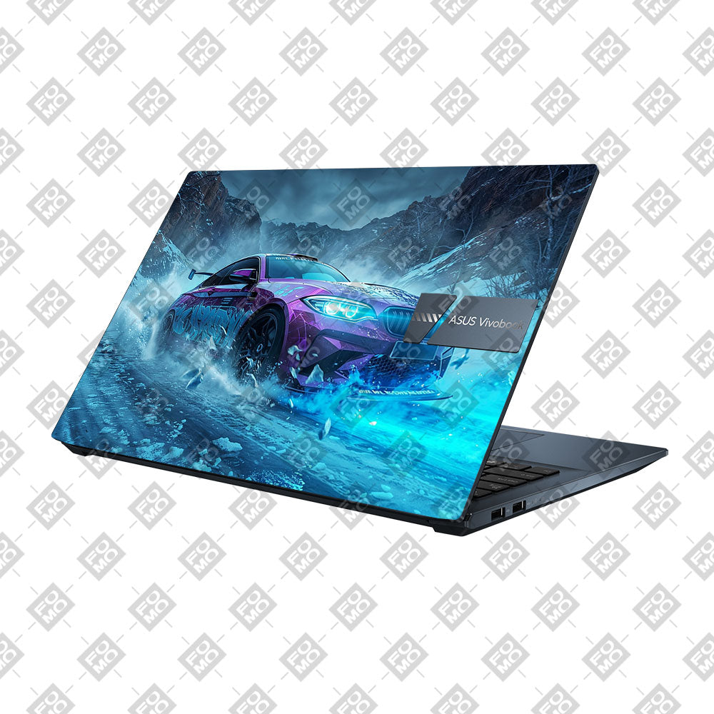 Neon Drift Car Asus Vivobook Pro 15 M6500QC & M6500QH Laptop Skin