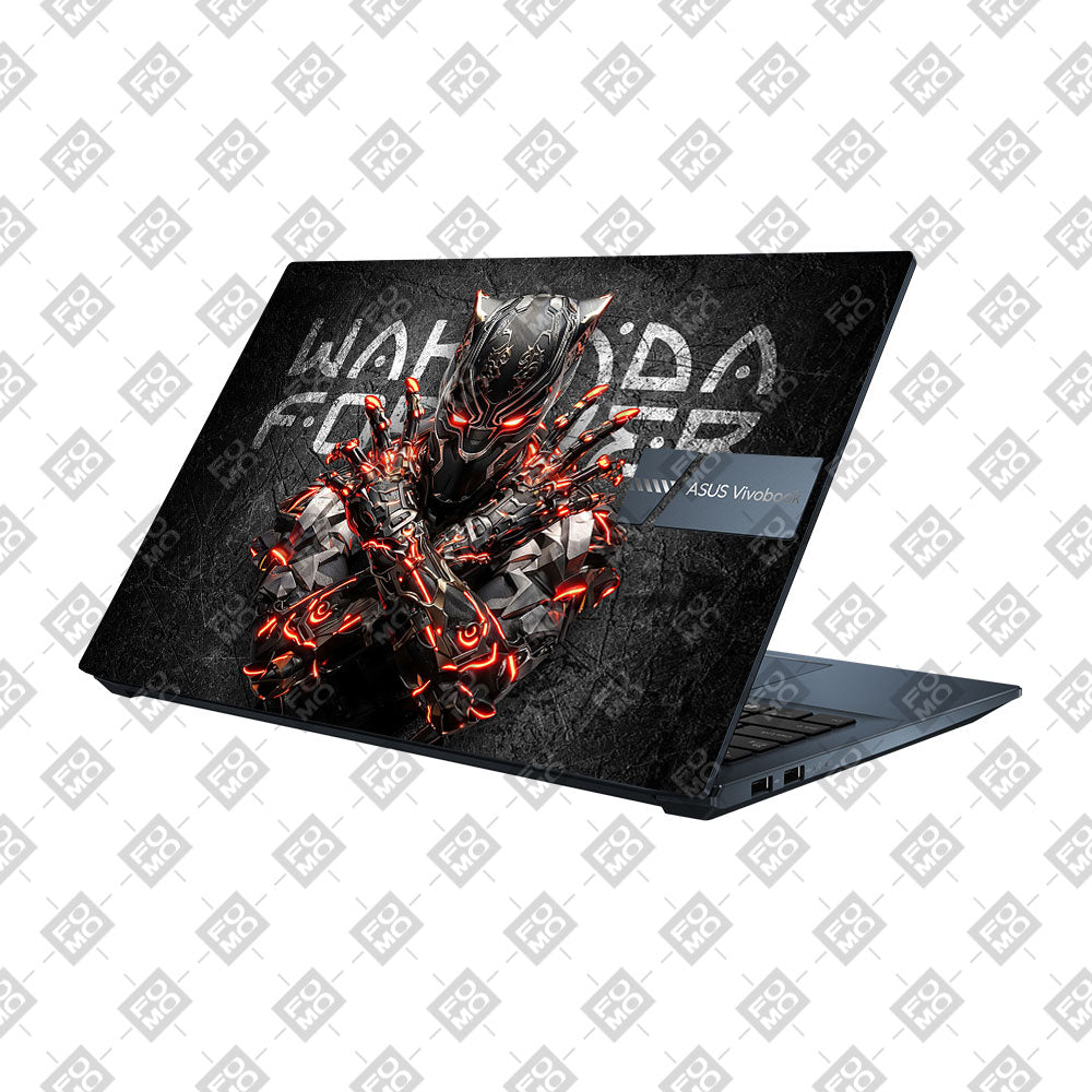 Black Panther Glowing Fury Asus Vivobook Pro 15 M6500QC & M6500QH Laptop Skin