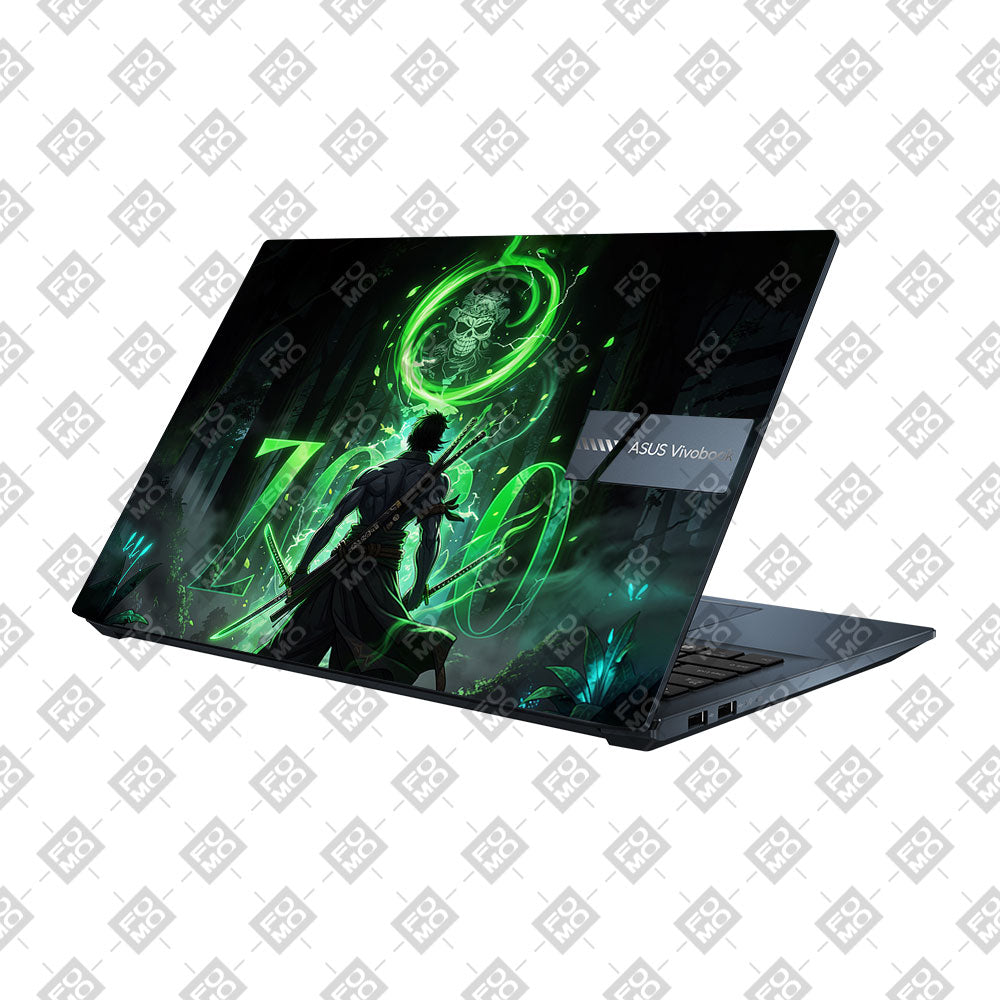 Zoro Green Aura Asus Vivobook Pro 15 M6500QC & M6500QH Laptop Skin