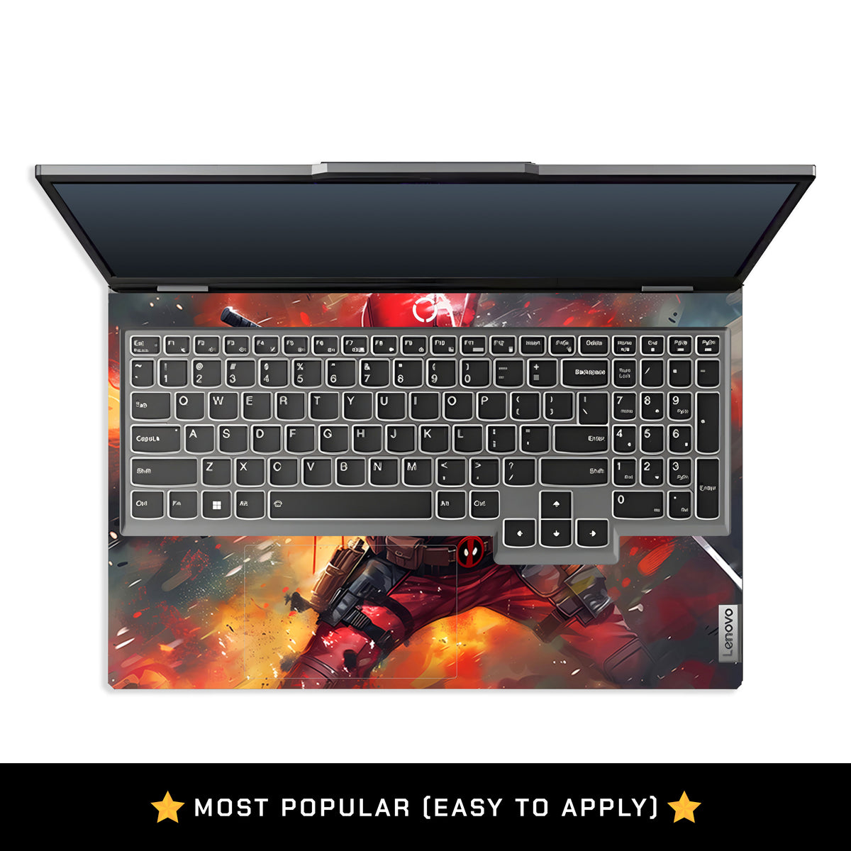 Red Comic Antihero Lenovo LOQ 2024, 2025 Laptop Skin