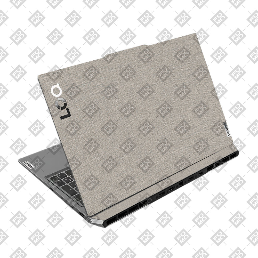 Textured Fabric Grey Lenovo LOQ 2024, 2025 Laptop Skin