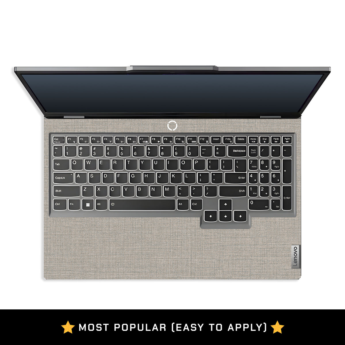 Textured Fabric Grey Lenovo LOQ 2024, 2025 Laptop Skin
