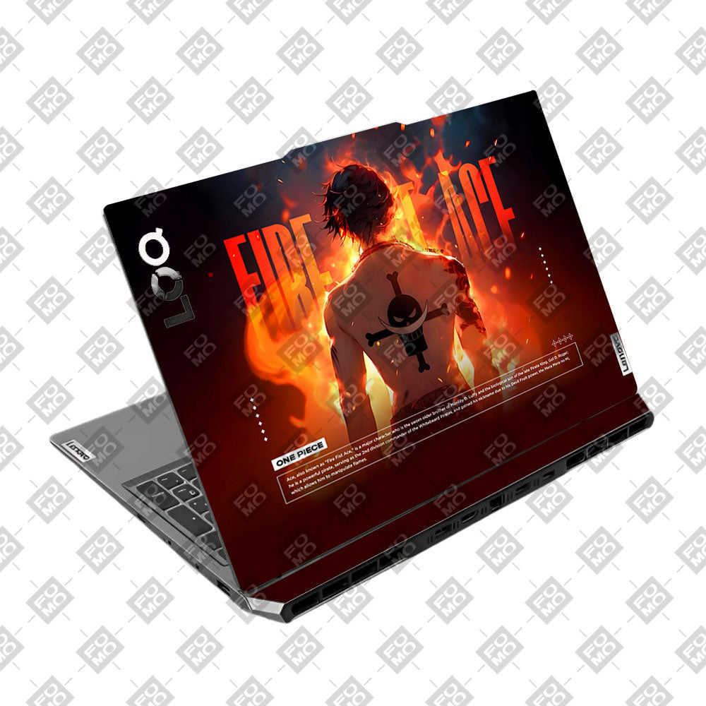Anime Fire Pirate Lenovo LOQ 2024, 2025 Laptop Skin
