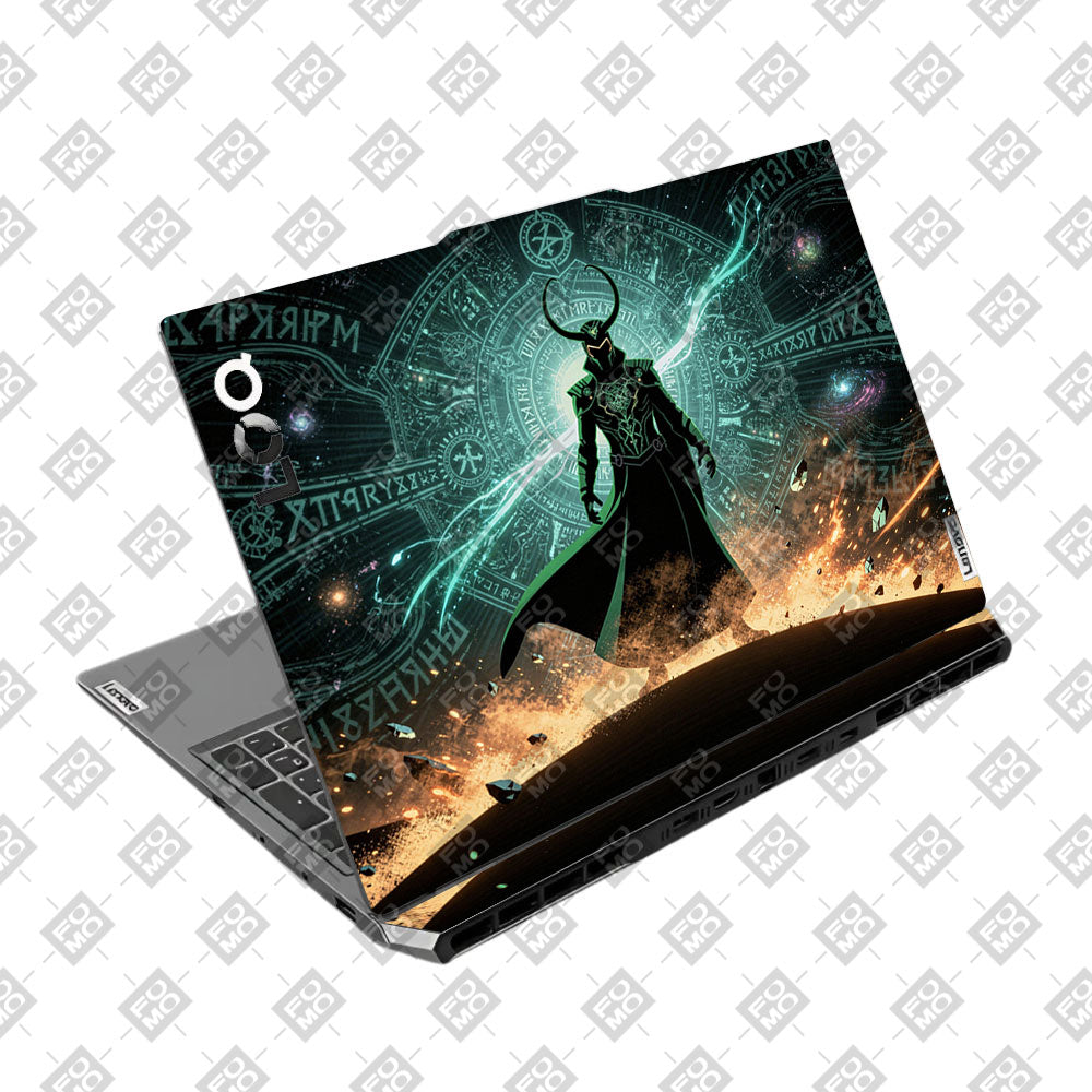 Neon Trickster God Lenovo LOQ 2024, 2025 Laptop Skin