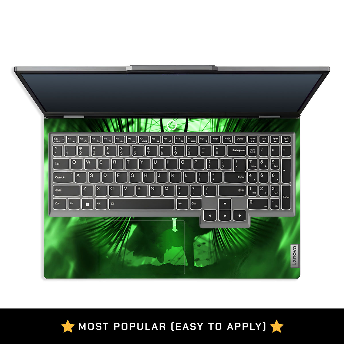 Green Aura Trickster Lenovo LOQ 2024, 2025 Laptop Skin