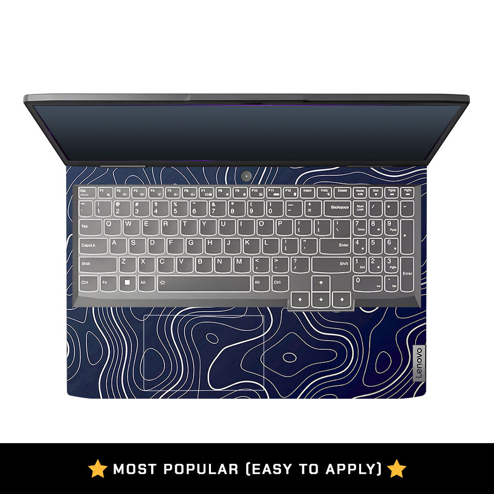 Fluid Lines Design Lenovo LOQ 2023 15IRH8, 15APH8 3D Laptop Skin