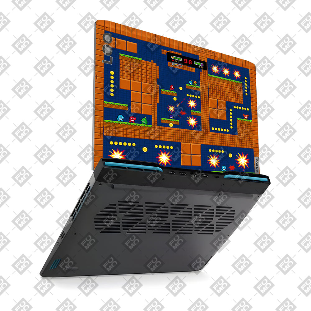 Pixelated Retro Arcade Lenovo LOQ 2023 15IRH8, 15APH8 3D Laptop Skin