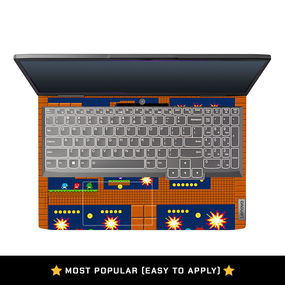 Pixelated Retro Arcade Lenovo LOQ 2023 15IRH8, 15APH8 3D Laptop Skin