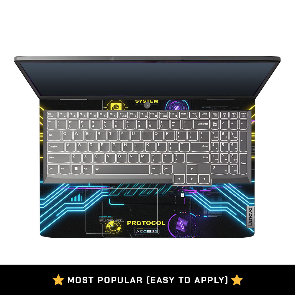 System Protocol Lenovo LOQ 2023 15IRH8, 15APH8 3D Laptop Skin