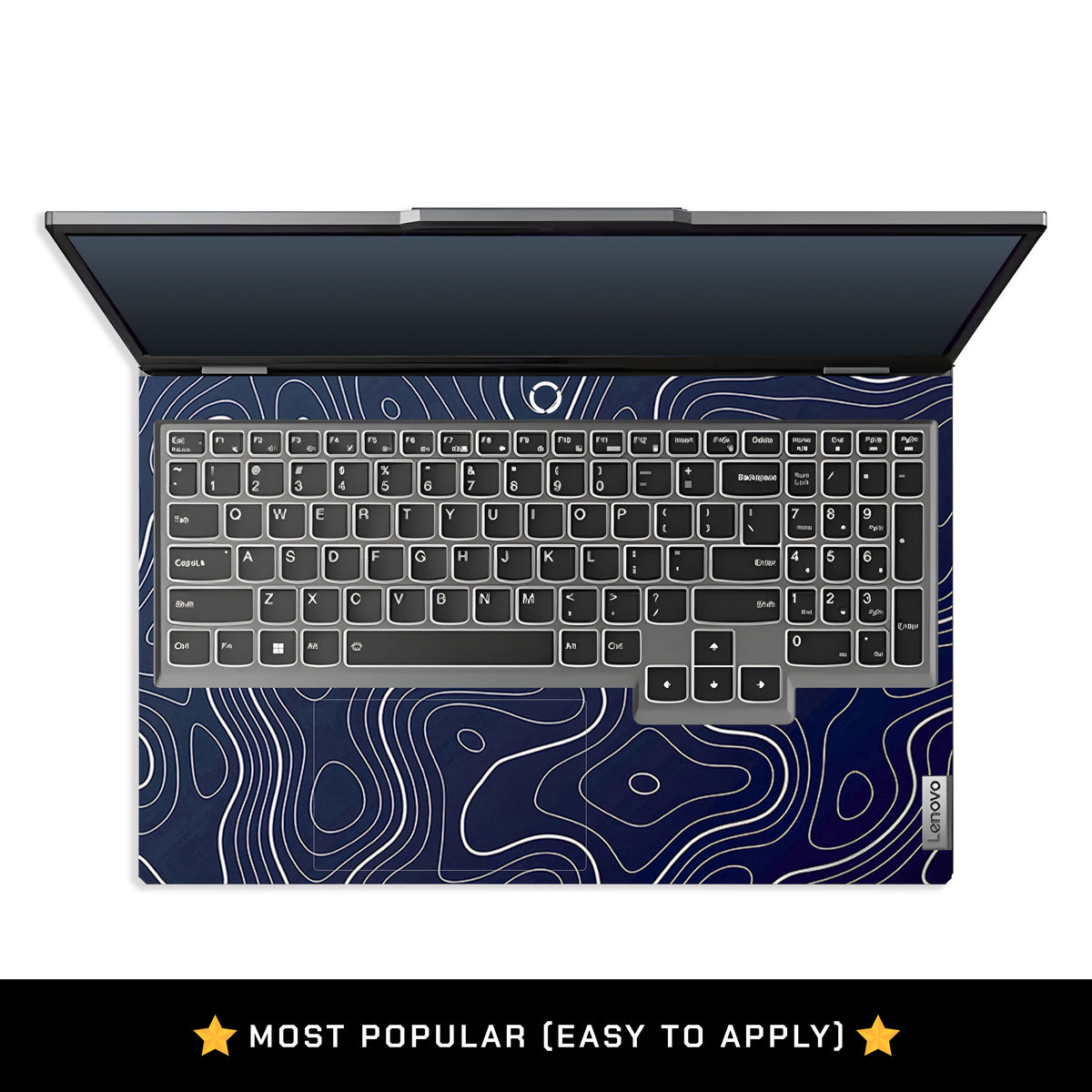Fluid Lines Design Lenovo LOQ 2024, 2025 3D Laptop Skin