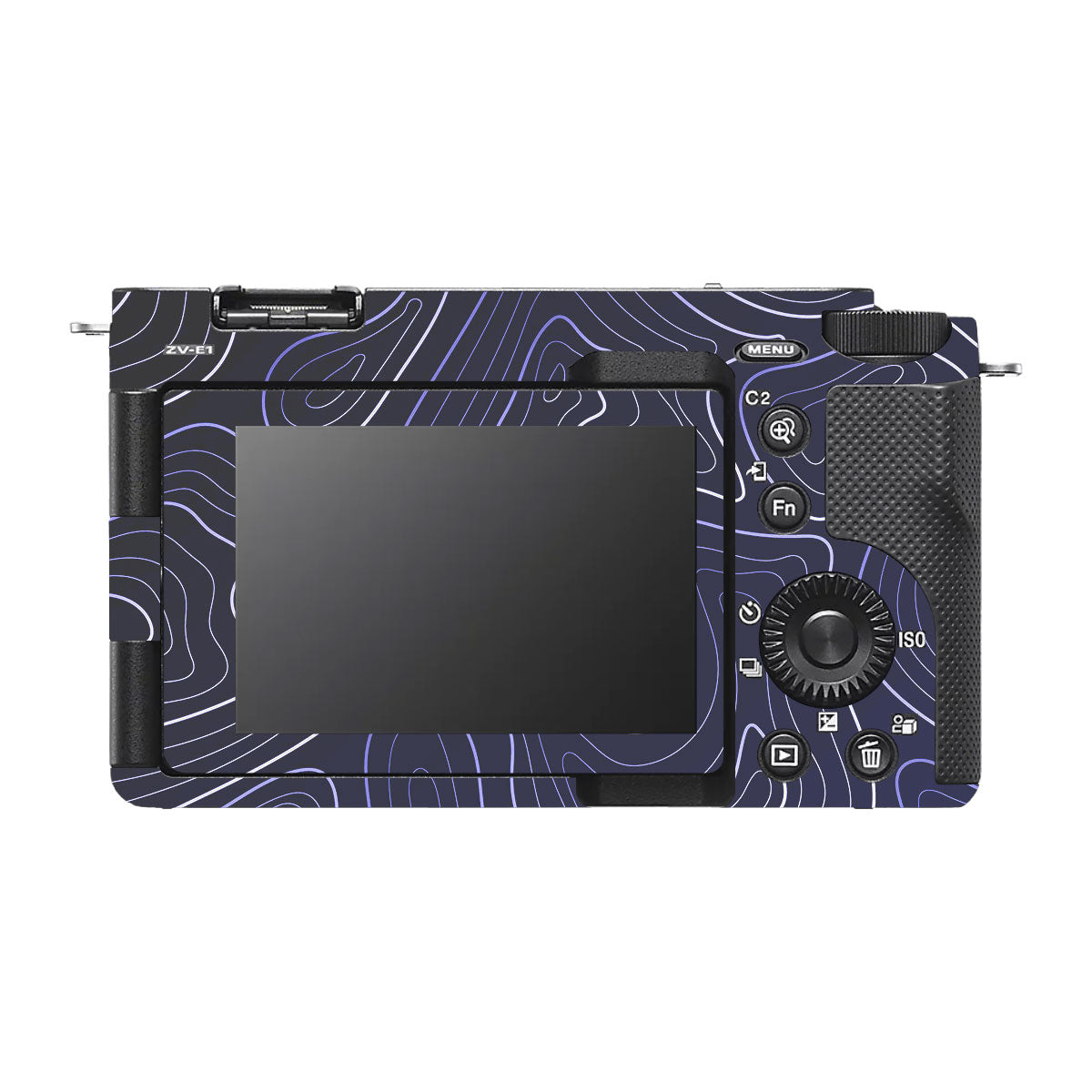 Deep Blue Contour Sony ZV-E1 Camera Skins