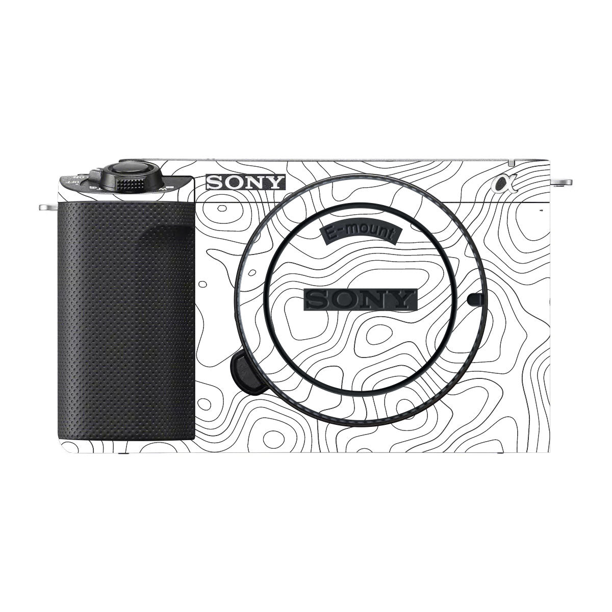 White Contour Design Sony ZV-E1 Camera Skins