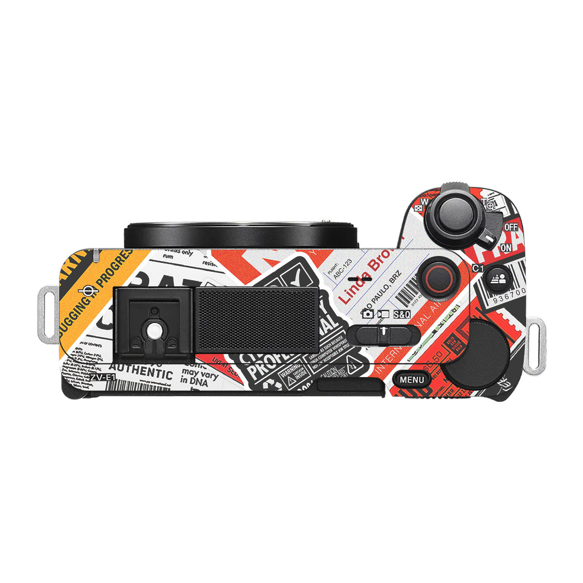 Tech Aesthetic Sticker Collage Sony ZV-E1 Camera Skins