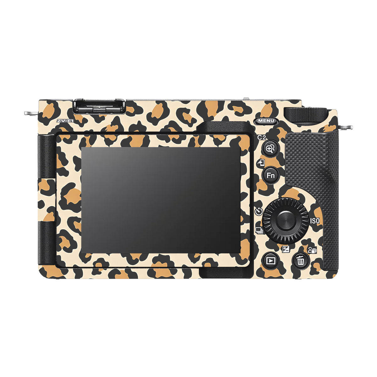 Sandy Leopard Spots Sony ZV-E1 Camera Skins