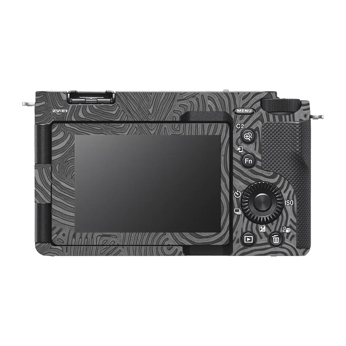 Monochrome Line Maze Sony ZV-E1 Camera Skin