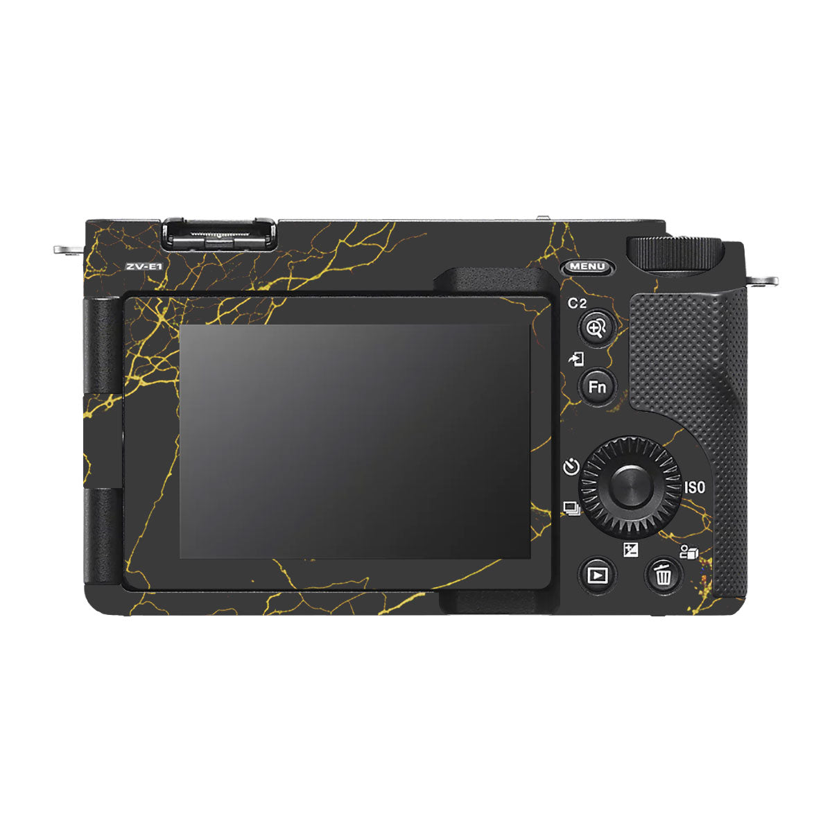 Electric Gold Veins Sony ZV-E1 Camera Skin