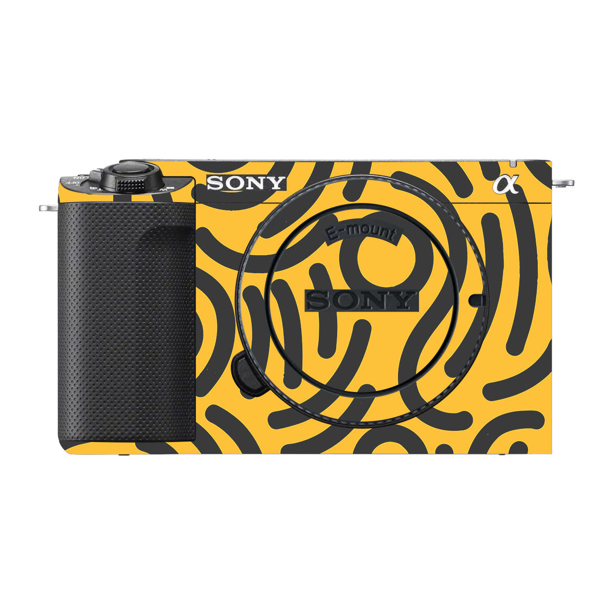 Minimal Yellow Wave Sony ZV-E1 Camera Skin