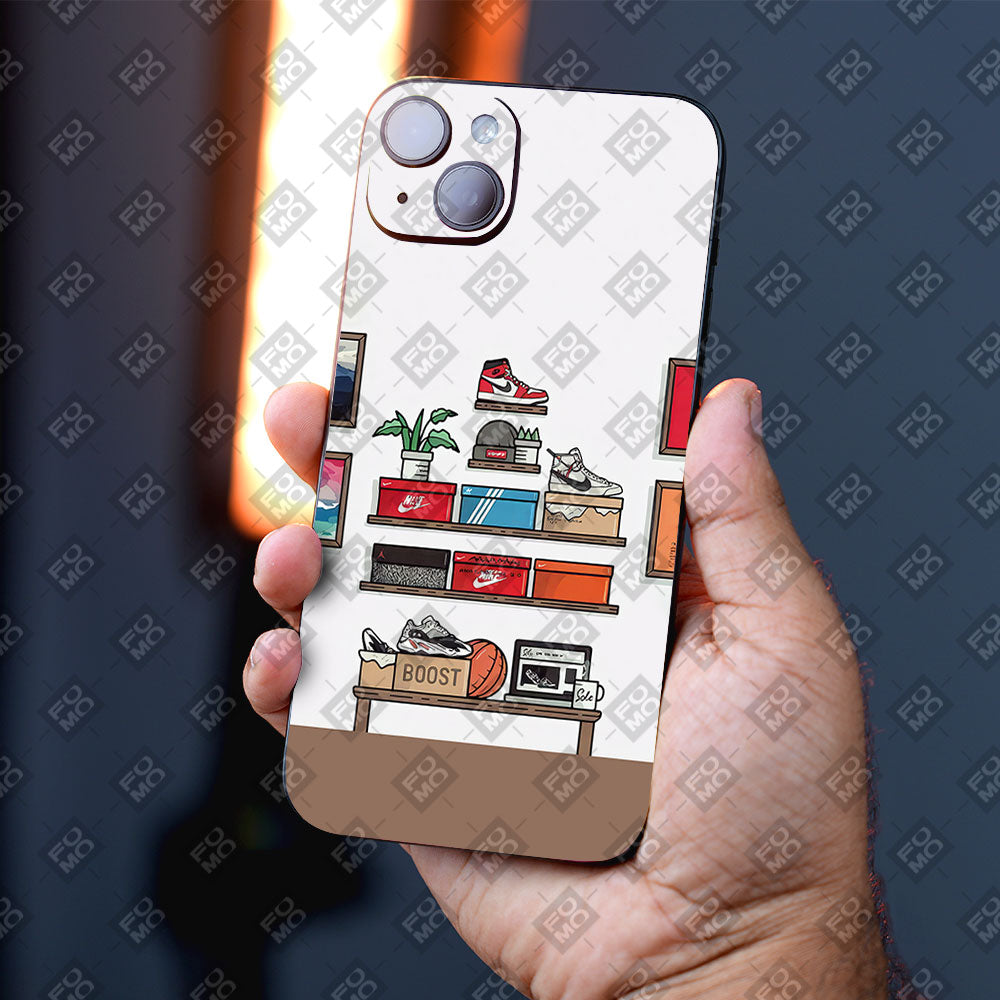 Sneakerhead Haven Mobile Skin
