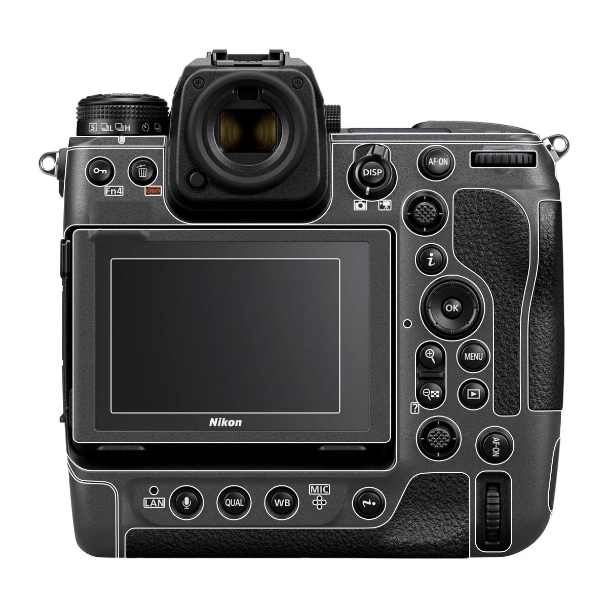 Transparent Nikon Z9 Camera Skin