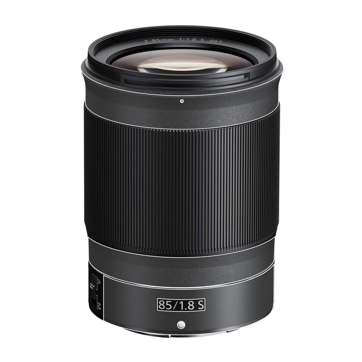 Transparent Nikon Nikkor Z 85mm F/1.8 S Camera Lens Skin