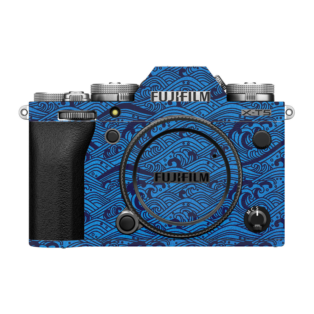 Textured Ocean Wave Blue FujiFilm X-T5 Camera Skin
