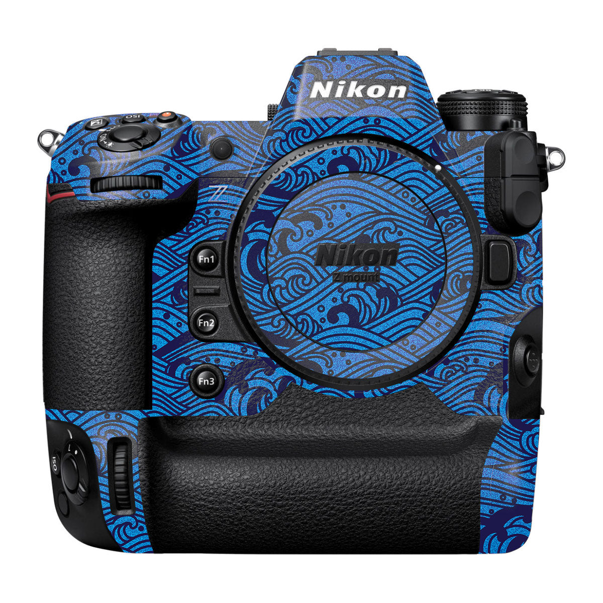 Textured Ocean Wave Blue Nikon Z9 Camera Skin