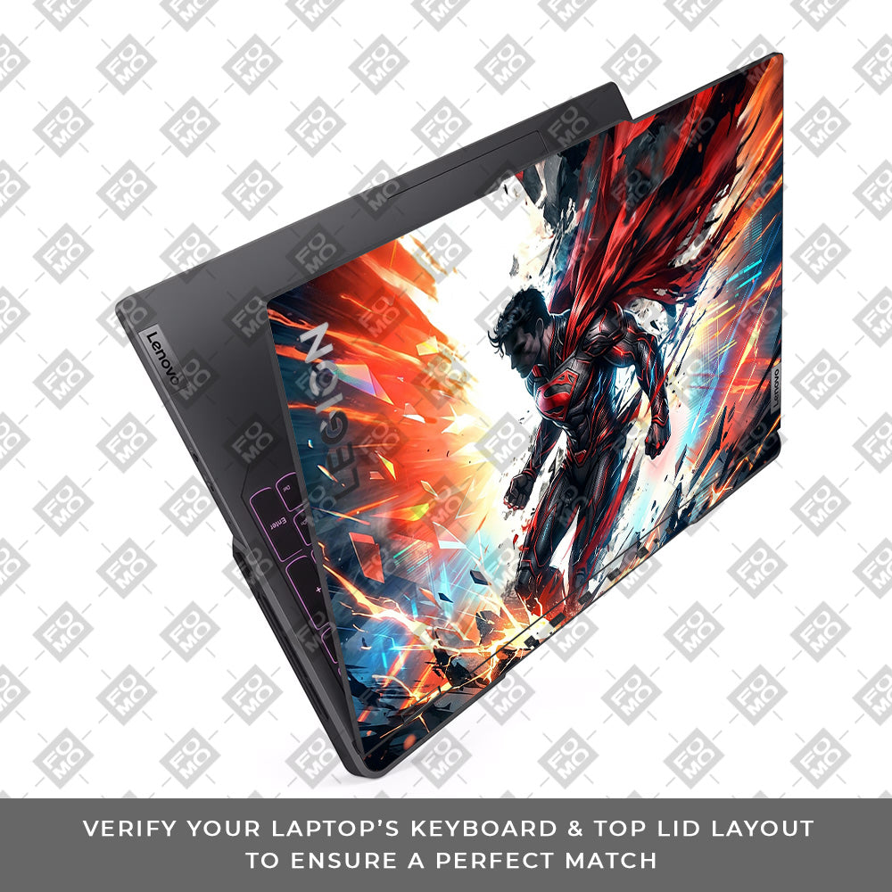 Superman Ascension Lenovo Legion 5 Pro 16IRX8 and 16IRX9 Laptop Skin