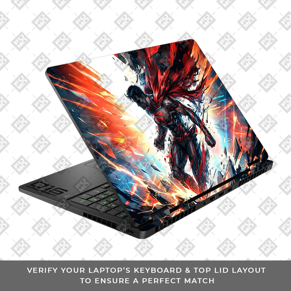 Superman Ascension HP Omen Gaming 16 2025, 2026 Laptop Skin