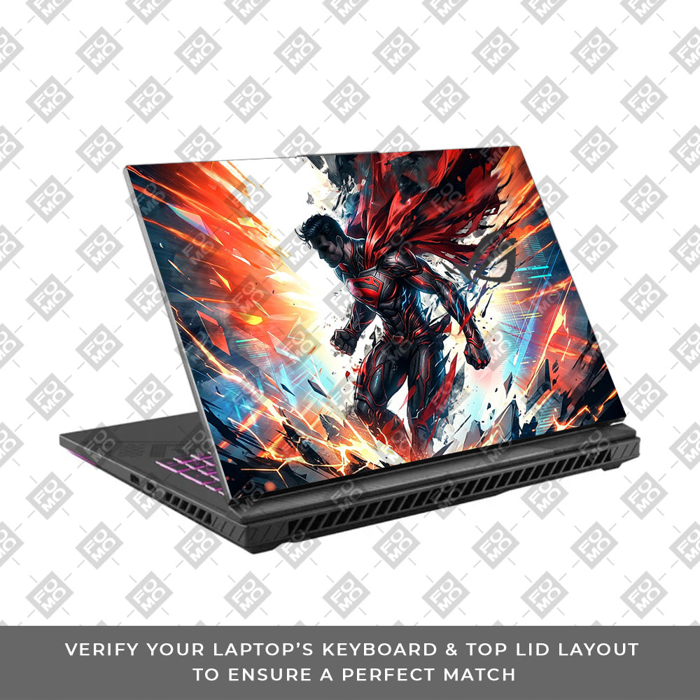 Superman Ascension Asus ROG Strix G16 G614J Laptop Skin